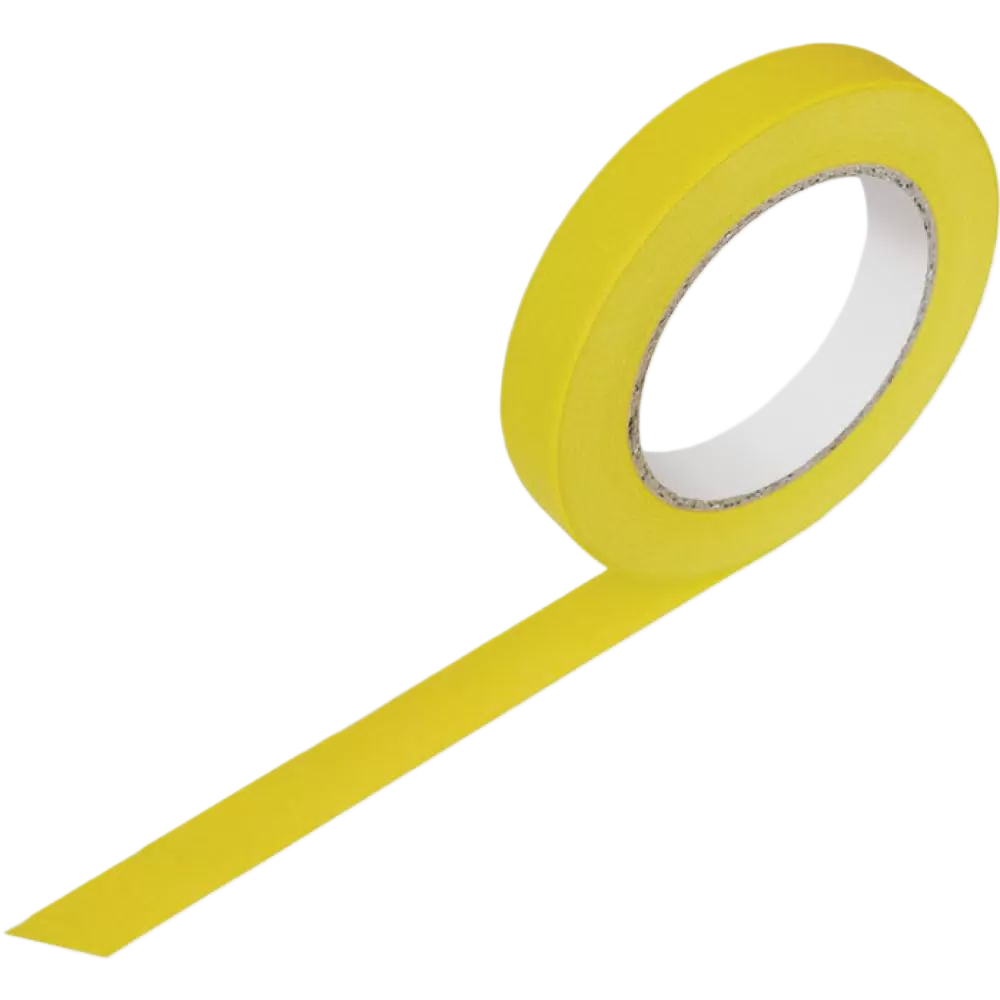 1.0121.2540 Маскировочная лента влагостойкая желтая 25 мм*40м (до 120)