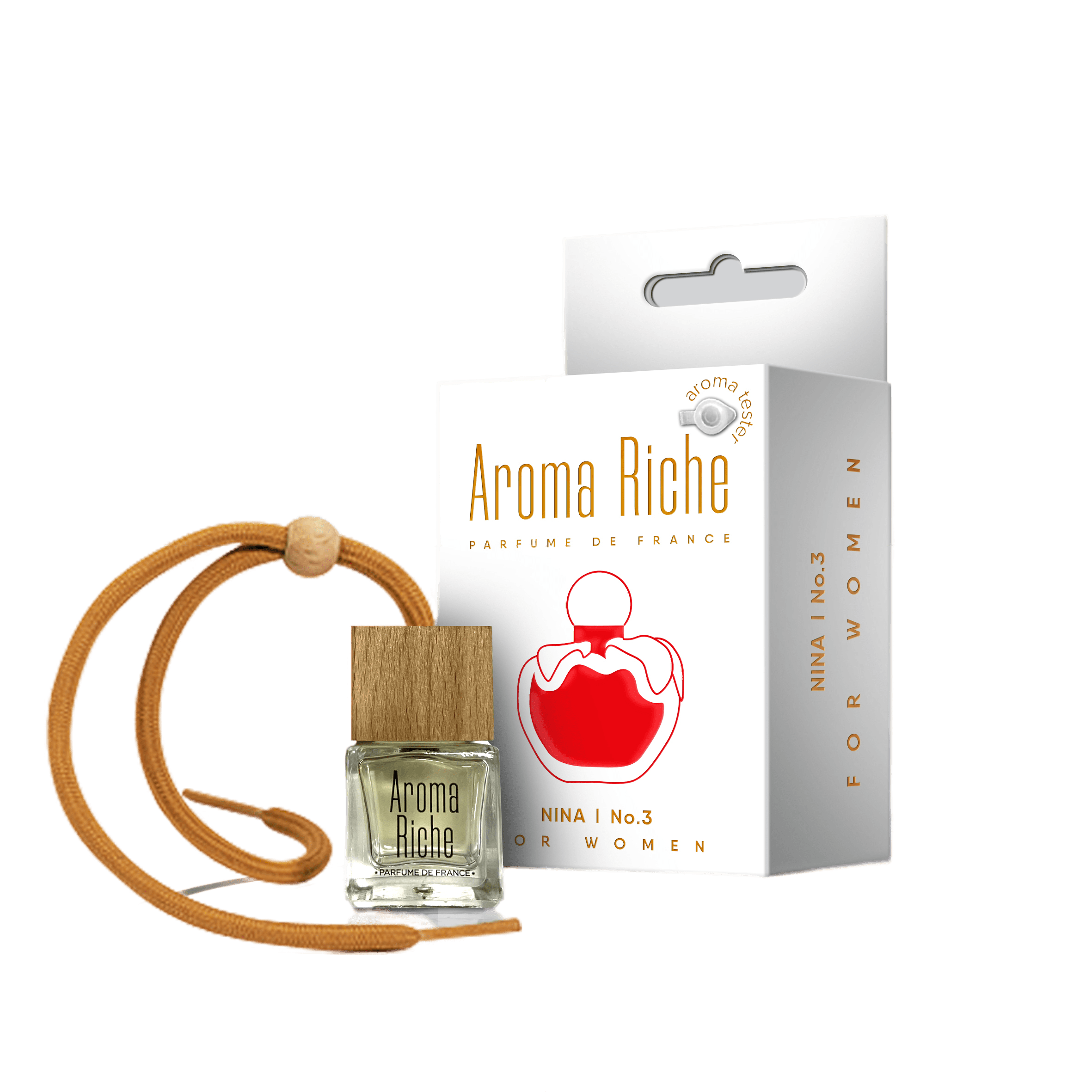 MDB-15 Ароматизатор воздуха MIODORE - Nina №3  (флакон с деревянной крышкой)