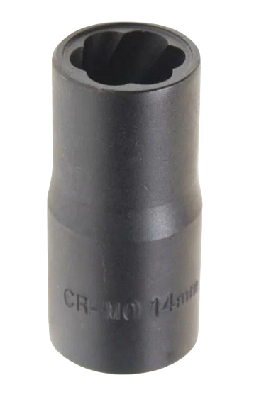 90614 ROCKFORCE Головка-экстрактор для поврежденнных болтов и гаек 14мм х 50мм 1/2