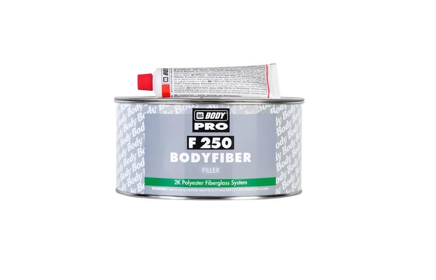 Шпатлевка BODY FIBERSOFT 250 со стекловолокном 0.75кг